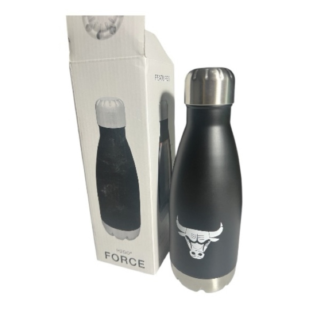 Chicago Bulls H2GO Force Stainless Steel Vacuum Bottle - Picture 2 of 3